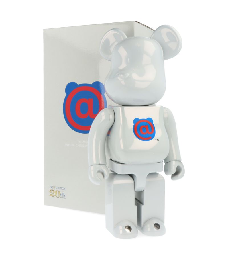 Medicom Toy - Be@rbrick 20th - 1st Model White Chrome 400% – CandyPop