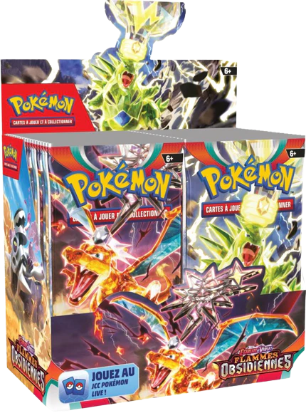Pokémon - Écarlate & Violet Flammes Obsidiennes Display FR
