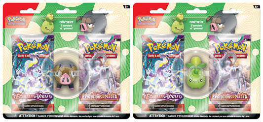 Pokémon - Évolutions à Paldea Stars Étincelantes Duopack + Gomme FR
