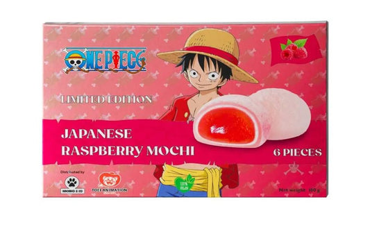 Bamboo House Food - One Piece Japanese Luffy Raspberry Mochi