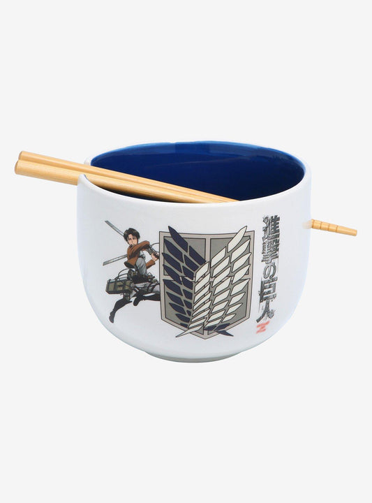 Attack On Titan - Ramen Bowl With Chopstick - Emblem