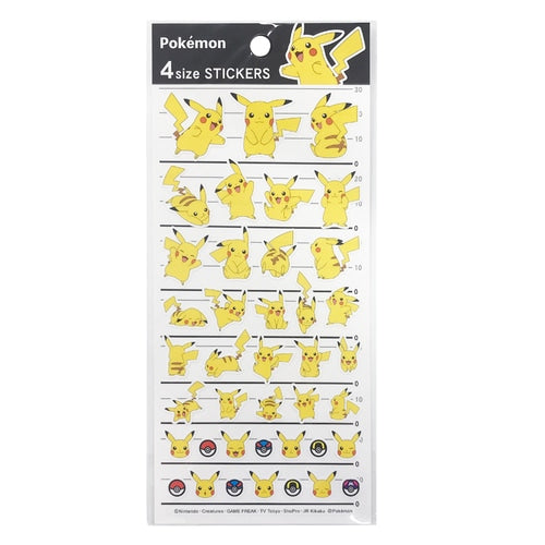 Pokémon - 4 Size Stickers