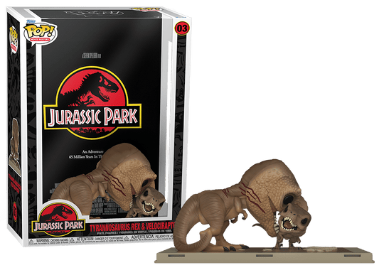 Funko Pop! - Jurassic Park - Tyrannosaurus Rex & Velociraptor 03