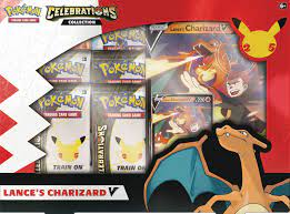 Pokémon - celebrations 25th Anniversary Lance's Charizard V Box ENG