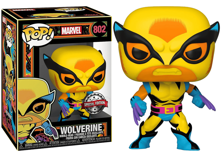 Funko Pop! - Marvel - Wolverine Black Light 802