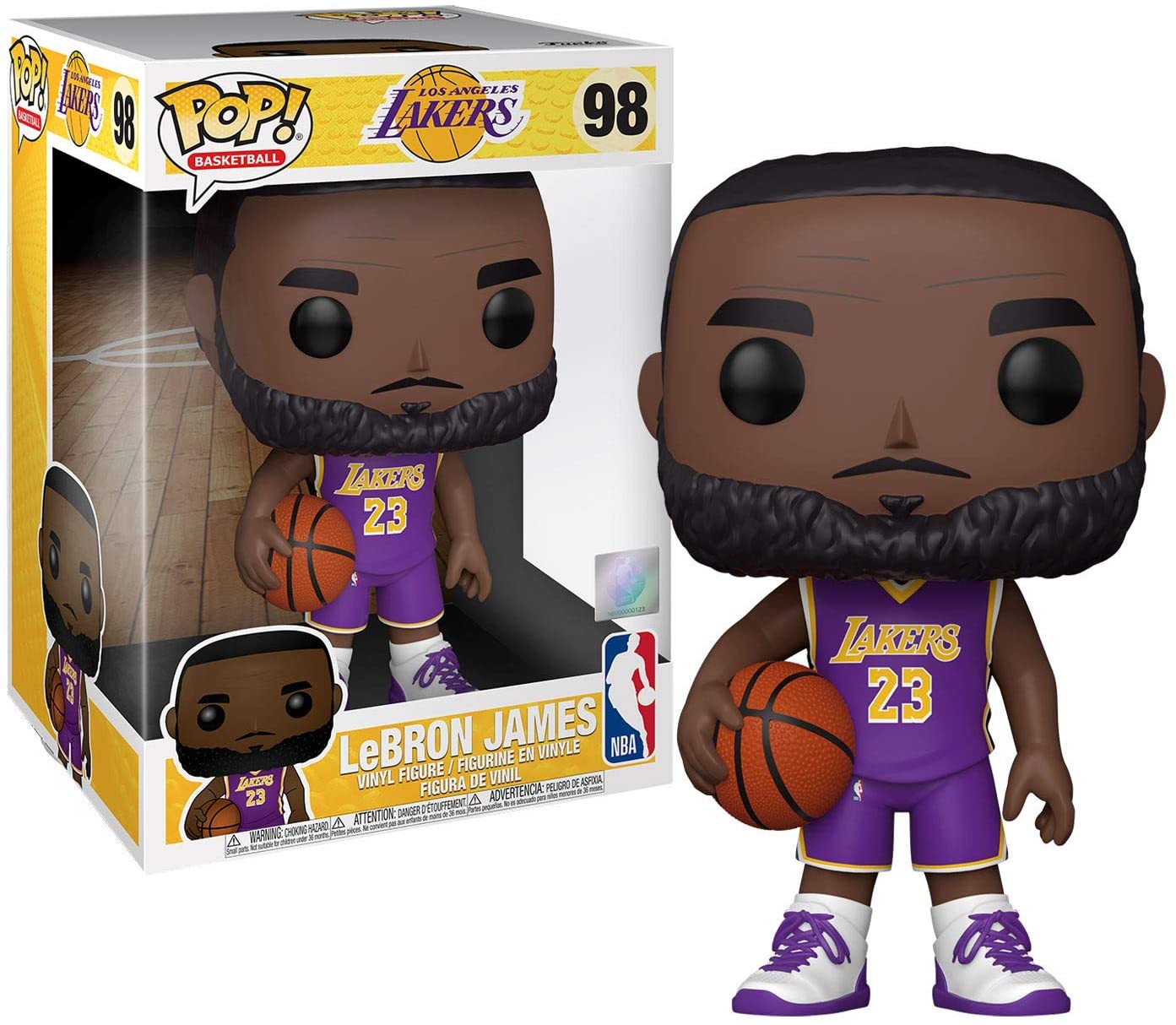 Funko Pop! Jumbo - Los Angeles Lakers - LeBron James 98
