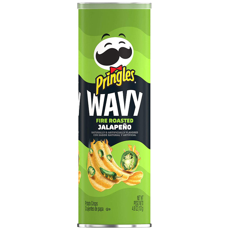Pringles - Wavy Fire Roasted Jalapeño