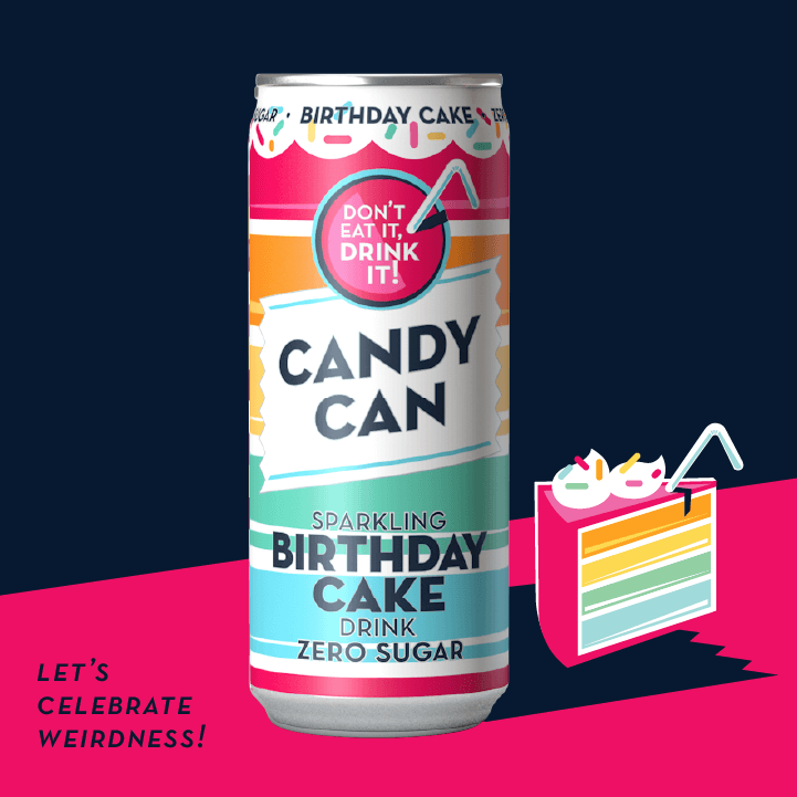 Candy Can - Birthday Cake Zero Sugar