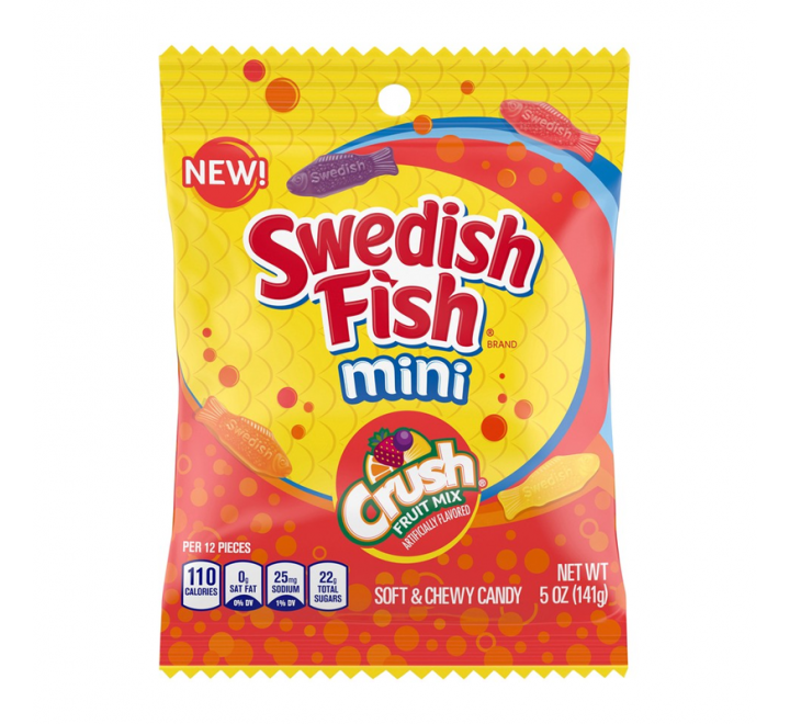 Swedish Fish - Mini Crush Fruit Mix