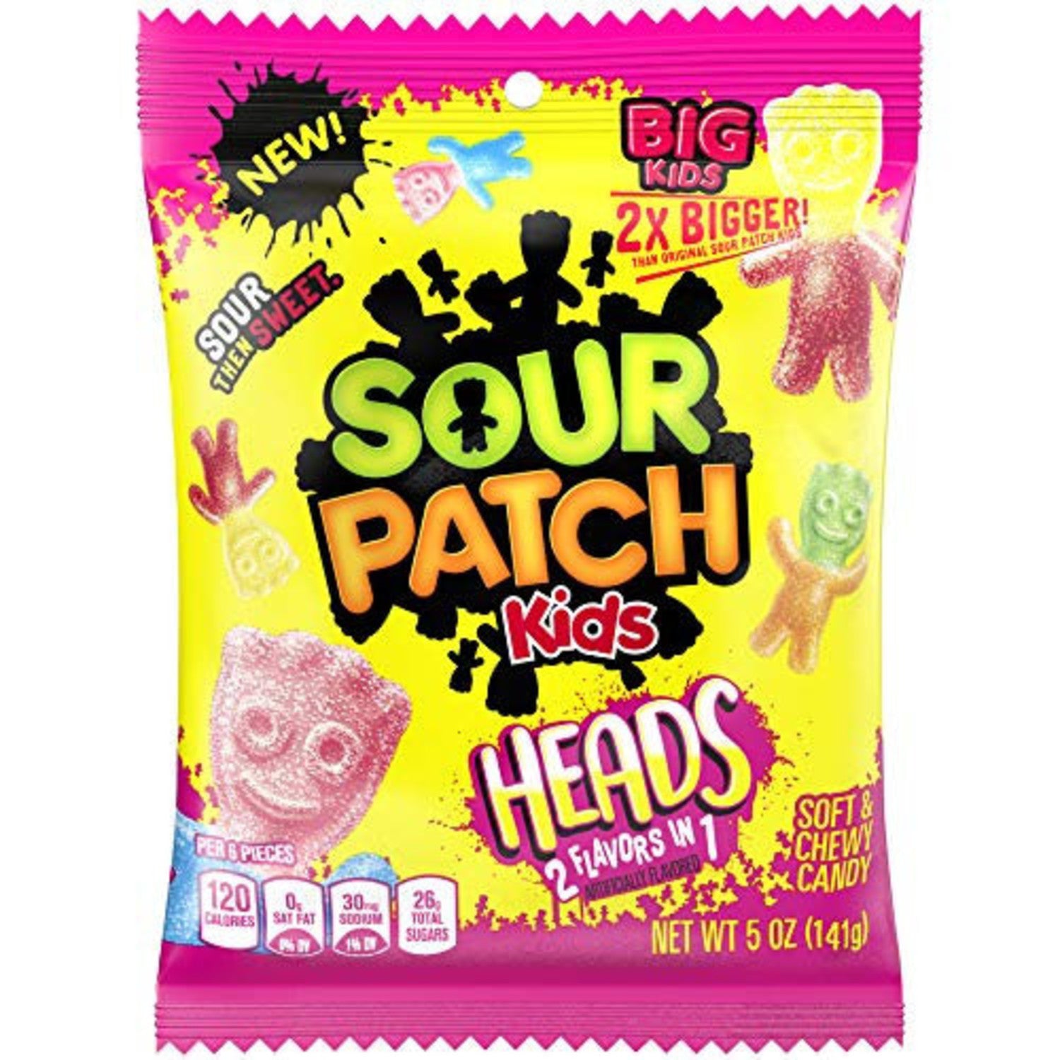 Sour Patch Kids - Heads 2 Flavors in 1