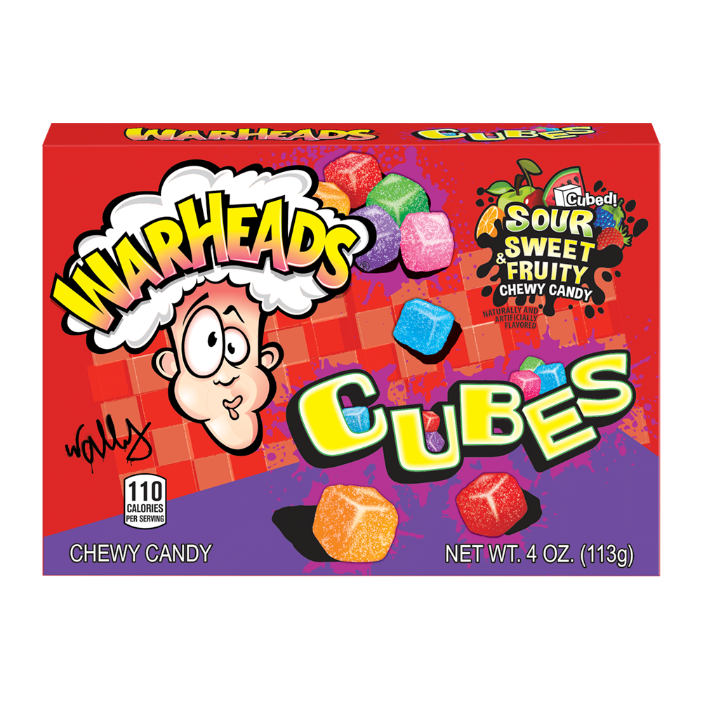 Warheads - Cubes Sour Sweet & Fruity